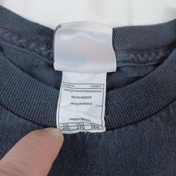 Super Bowl XLIX Men's Size 2XL Patriots Seahawks Black Majestic NFL T-Shirt 2015 - Picture 4 of 7